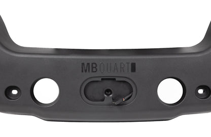 MB Quart MBQJK-28E Unloaded soundbar with openings for 8" coaxial speakers — designed and tuned for 2007-18 Jeep Wrangler JK