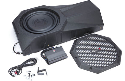 MB Quart MBQJL-302 400-watt ported subwoofer enclosure w/ 12" speaker — fits 2018-up Jeep Wrangler JL