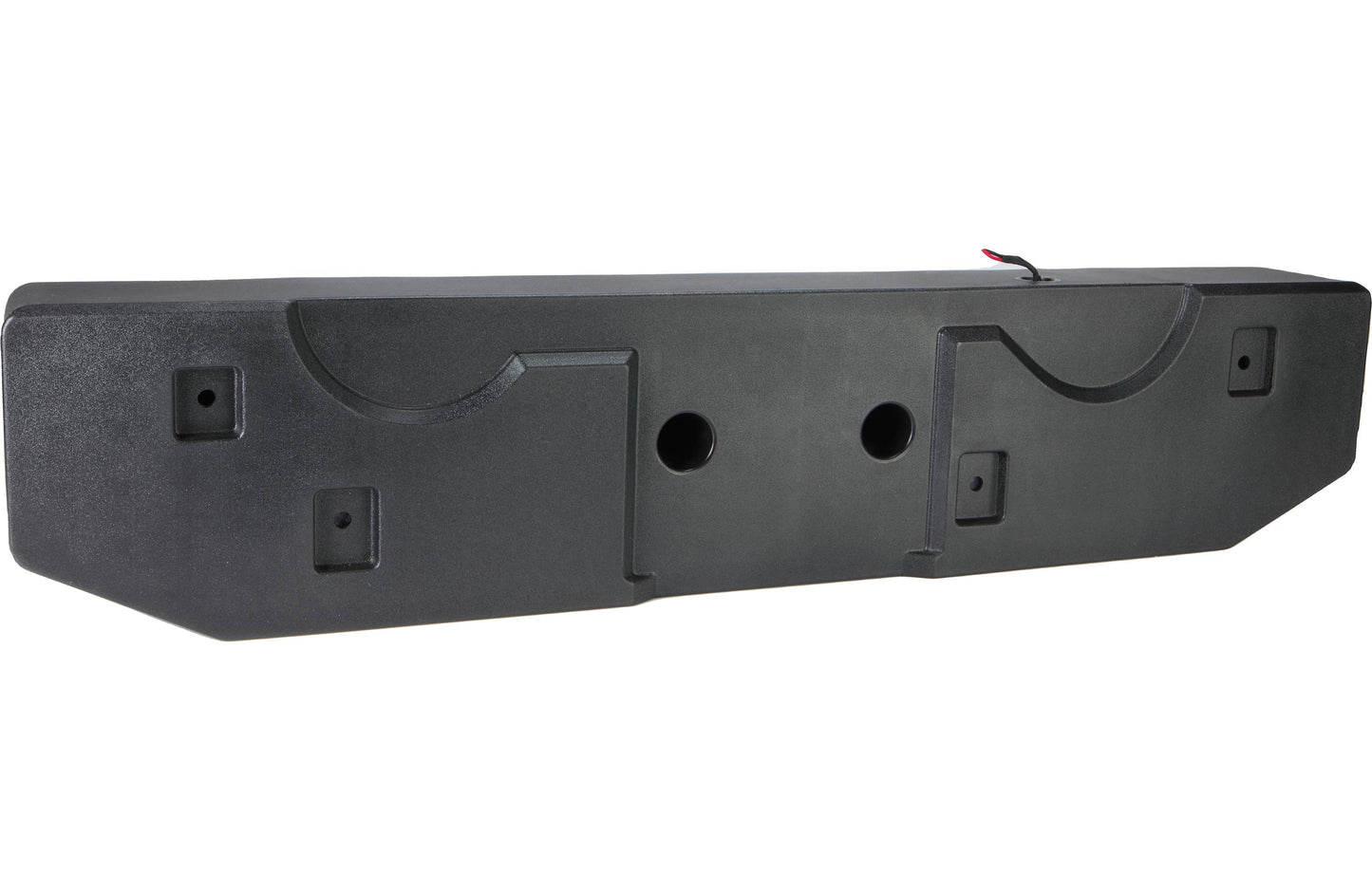 MB Quart MBQJT-SUBA-1 Custom underseat enclosure with two 8" subs and amplifier — fits select Jeep Gladiator
