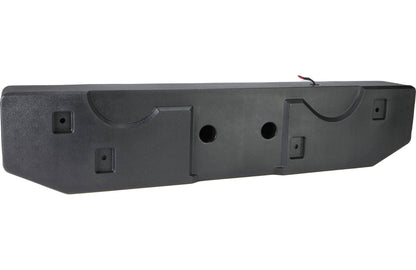 MB Quart MBQJT-SUBA-1 Custom underseat enclosure with two 8" subs and amplifier — fits select Jeep Gladiator