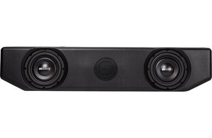 MB Quart MBQJT-SUBA-1 Custom underseat enclosure with two 8" subs and amplifier — fits select Jeep Gladiator