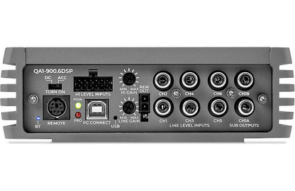 MB Quart QA1-900.6DSP Q-Series 6-channel amplifier with digital signal processing — 90 watts RMS x 6