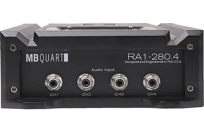 MB Quart RA1-280.4 Reference Series 4-channel car amplifier — 50 watts RMS x 4