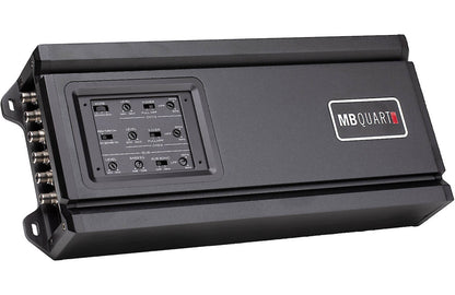 MB Quart RA1-710.5 Reference Series 5-channel car amplifier — 50 watts RMS x 4 at 4 ohms + 350 watts RMS x 1 at 1 ohm