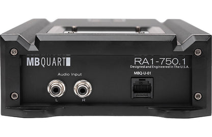 MB Quart RA1-750.1 Reference Series mono subwoofer amplifier — 750 watts RMS x 1 at 1 ohm