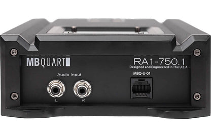 MB Quart RA1-750.1 Reference Series mono subwoofer amplifier — 750 watts RMS x 1 at 1 ohm