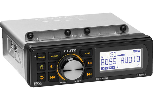 BOSS Audio Elite BEHDIN98 Digital media receiver for select 1998-2013 Harley-Davidson® touring motorcycles