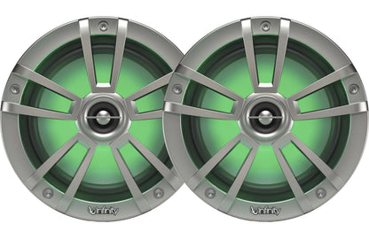 Infinity 622MLT Reference Series 6-1/2" 2-way marine speakers with built-in RGB LED lights (Titanium)