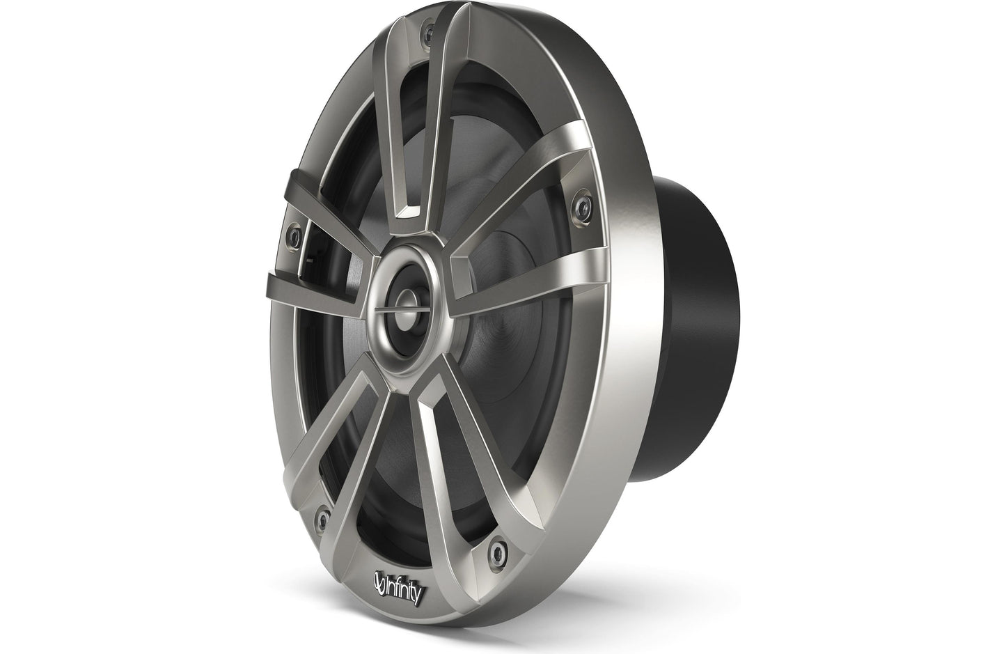 Infinity 622MLT Reference Series 6-1/2" 2-way marine speakers with built-in RGB LED lights (Titanium)