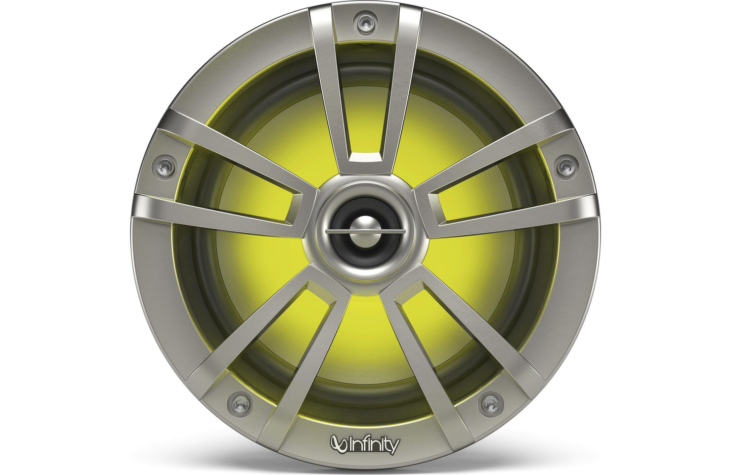 Infinity 622MLT Reference Series 6-1/2" 2-way marine speakers with built-in RGB LED lights (Titanium)