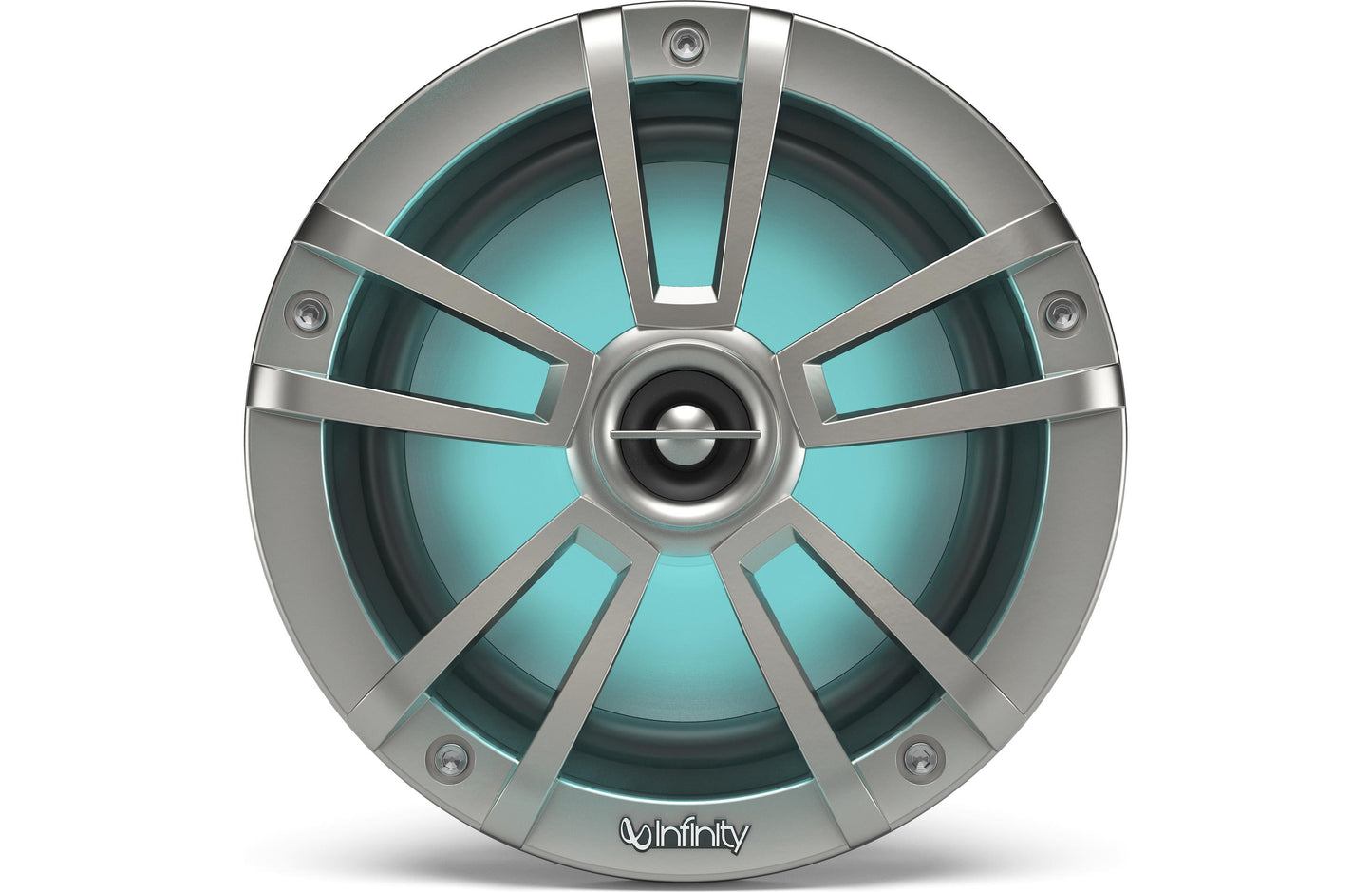 Infinity 622MLT Reference Series 6-1/2" 2-way marine speakers with built-in RGB LED lights (Titanium)