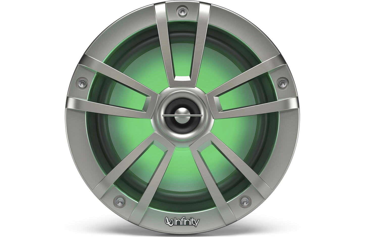 Infinity 622MLT Reference Series 6-1/2" 2-way marine speakers with built-in RGB LED lights (Titanium)