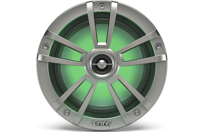 Infinity 622MLT Reference Series 6-1/2" 2-way marine speakers with built-in RGB LED lights (Titanium)