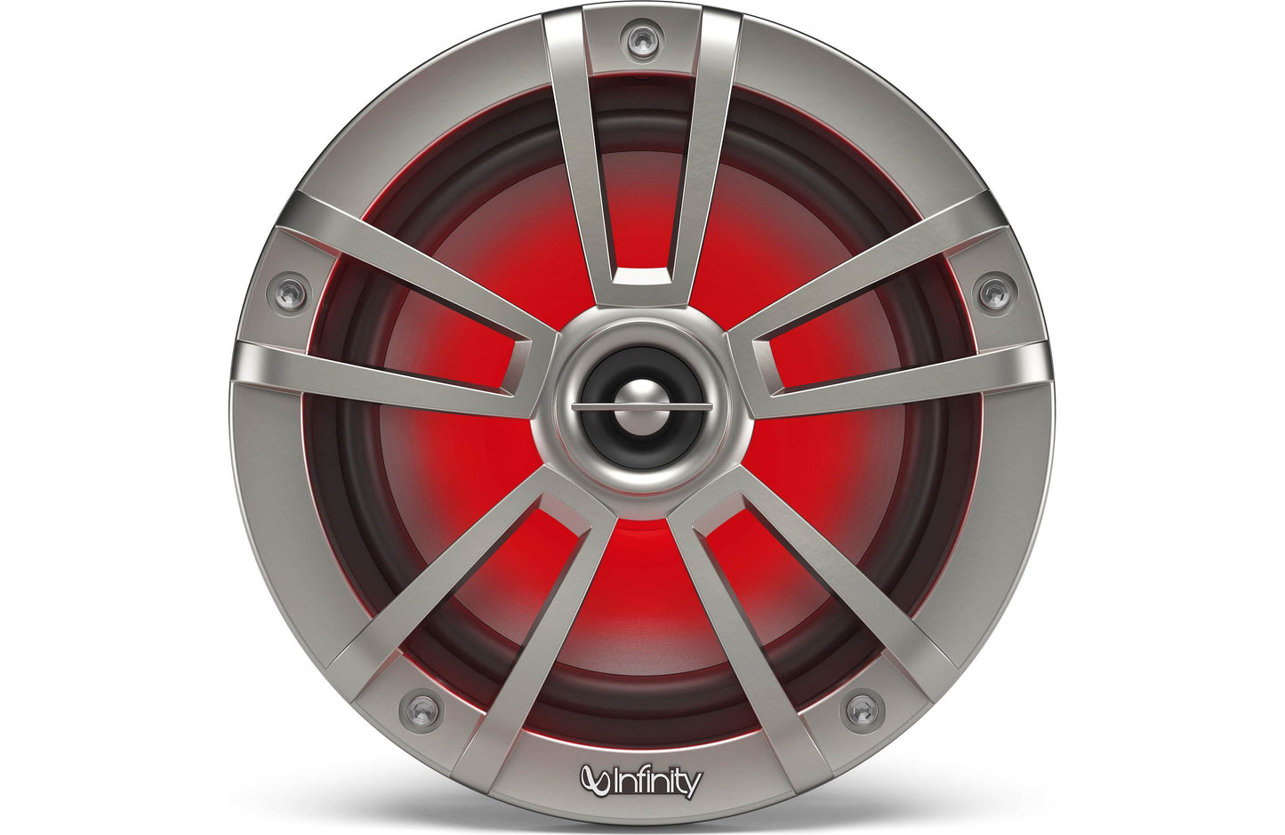 Infinity 622MLT Reference Series 6-1/2" 2-way marine speakers with built-in RGB LED lights (Titanium)