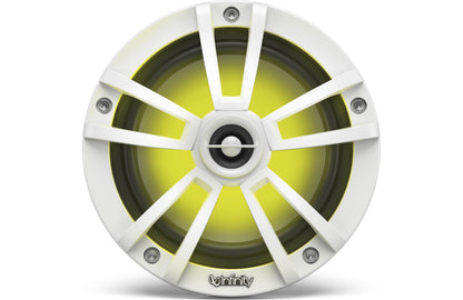 Infinity 622MLW Reference Series 6-1/2" 2-way marine speakers with built-in RGB LED lights (White)