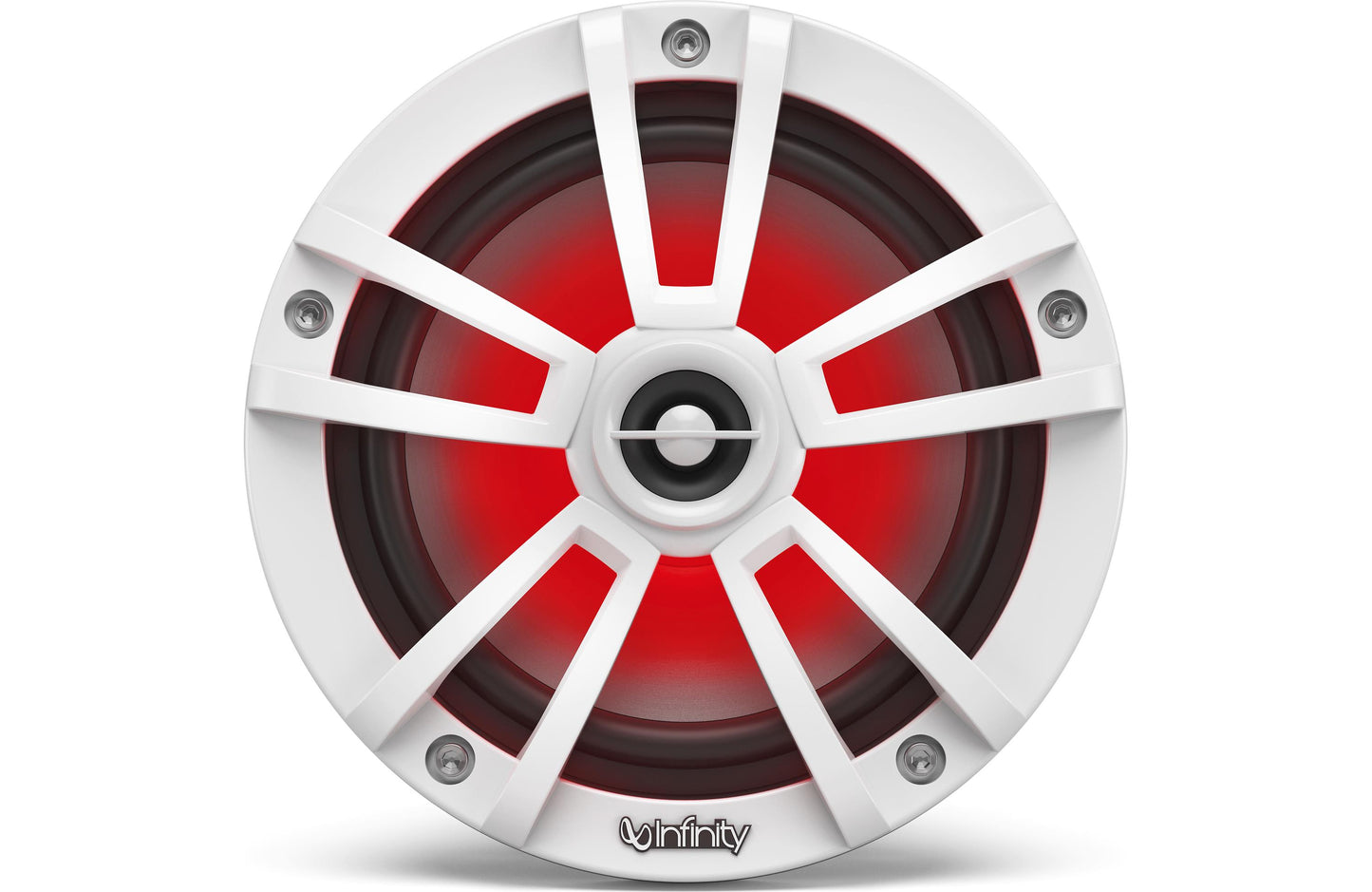 Infinity 622MLW Reference Series 6-1/2" 2-way marine speakers with built-in RGB LED lights (White)
