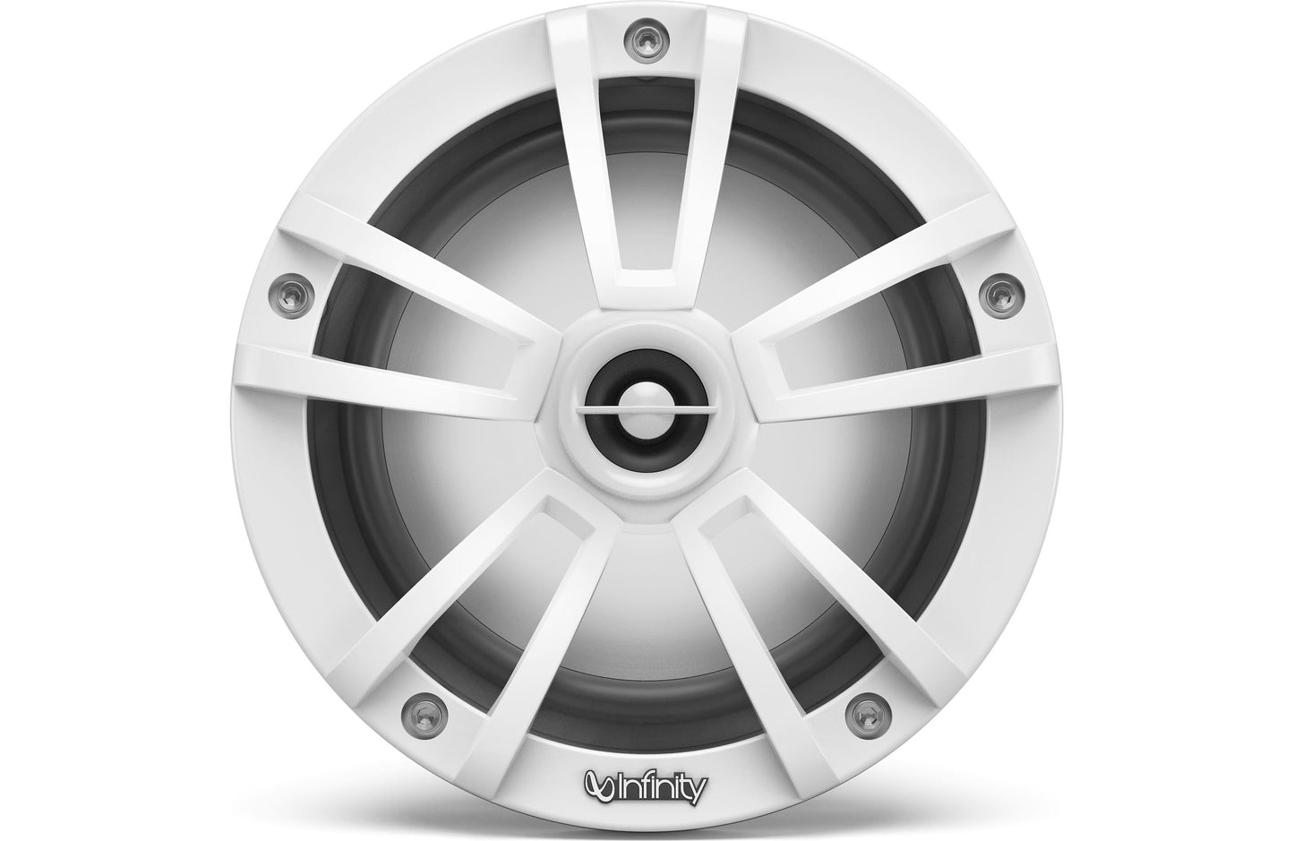 Infinity 622MLW Reference Series 6-1/2" 2-way marine speakers with built-in RGB LED lights (White)