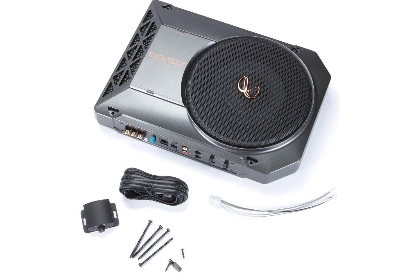 Infinity SUBBLSM2AM BassLink SM 2 Compact powered subwoofer with 8" sub and 125-watt amp