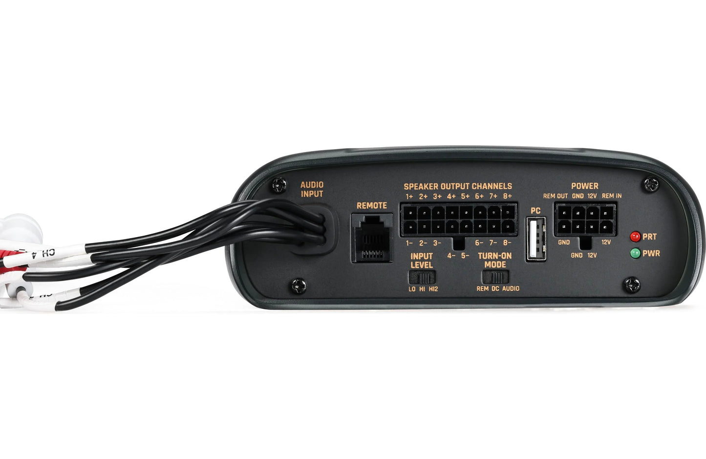 Infinity DSP6840AM 8-channel car amplifier with digital signal processing — 40 watts RMS x 8