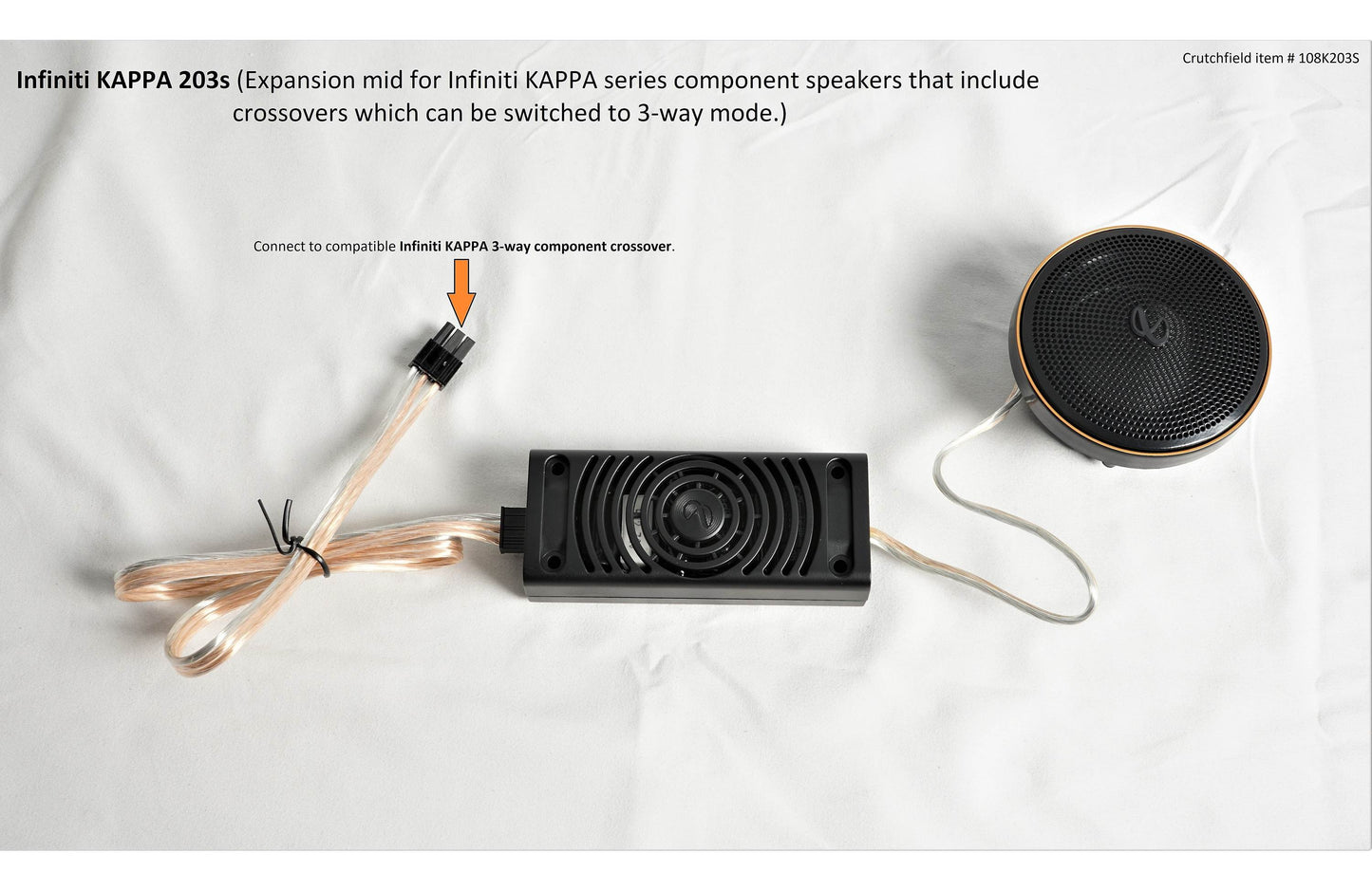 Infinity INFSPKKA203SAM Kappa 203S Kappa Series 2" midrange speakers