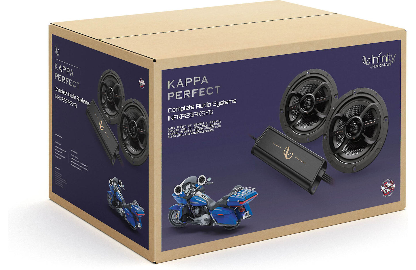 Infinity INFKP2SPKSYS 2SPKSYS 2-speaker system for 2014-22 Harley-Davidson® Road Glide and Street Glide models