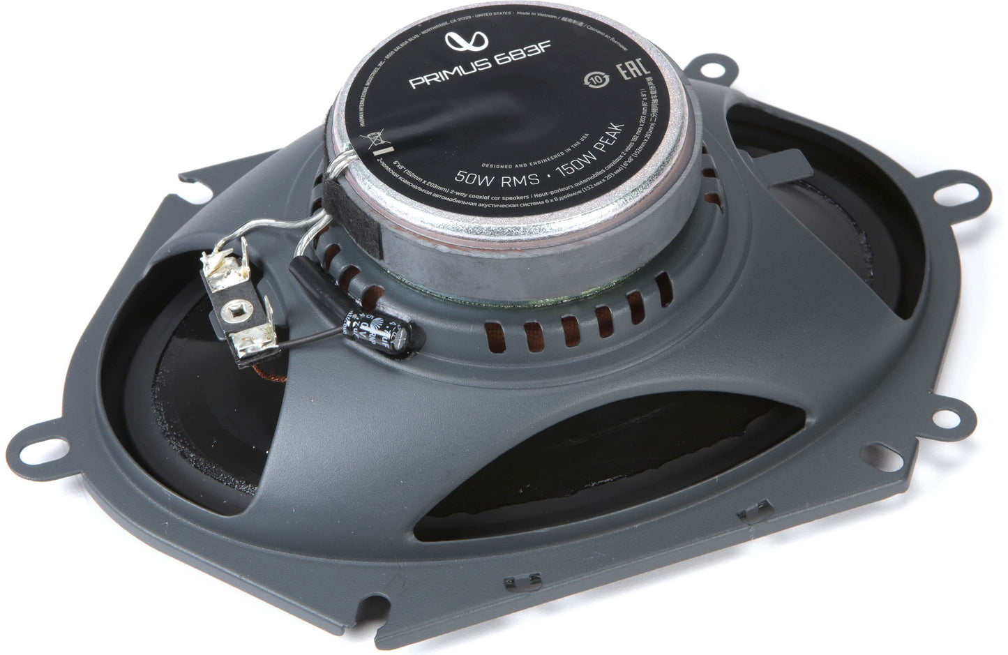 Infinity INFSPKPR683F Primus 683F Primus Series 6"x8" 2-way car speakers