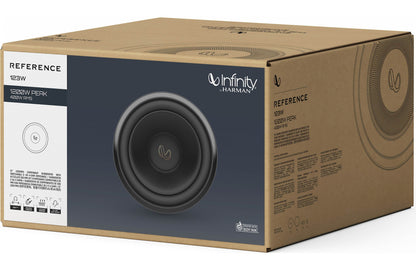 Infinity INFSUBRF123W Reference 123W Reference Series 12" shallow-mount component subwoofer