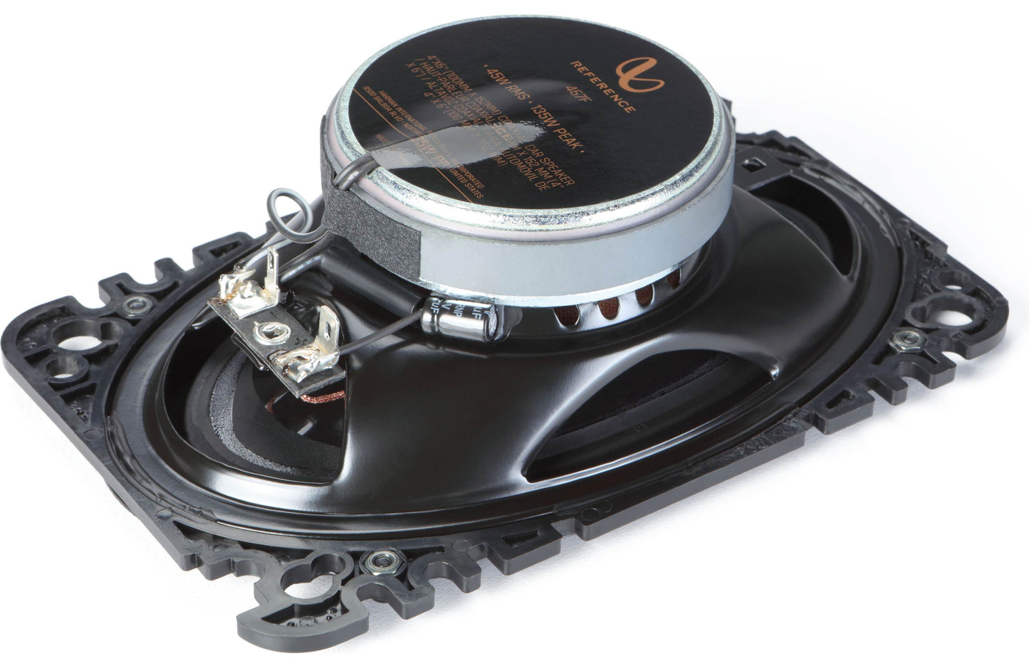 Infinity INFSPKRF467FUS Reference REF467F Reference Series 4"x6" 2-way car speakers