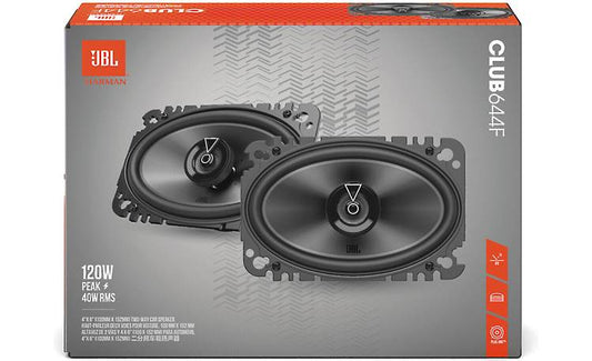 JBL Club 644F Club Series 4"x6" 2-way car speakers (NO GRILLE)