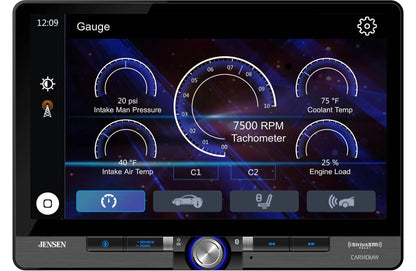 Jensen CAR140MW - 10.1" touchscreen, wired or wireless Apple CarPlay® and Android™ (no discs), SiriusXM satellite-ready