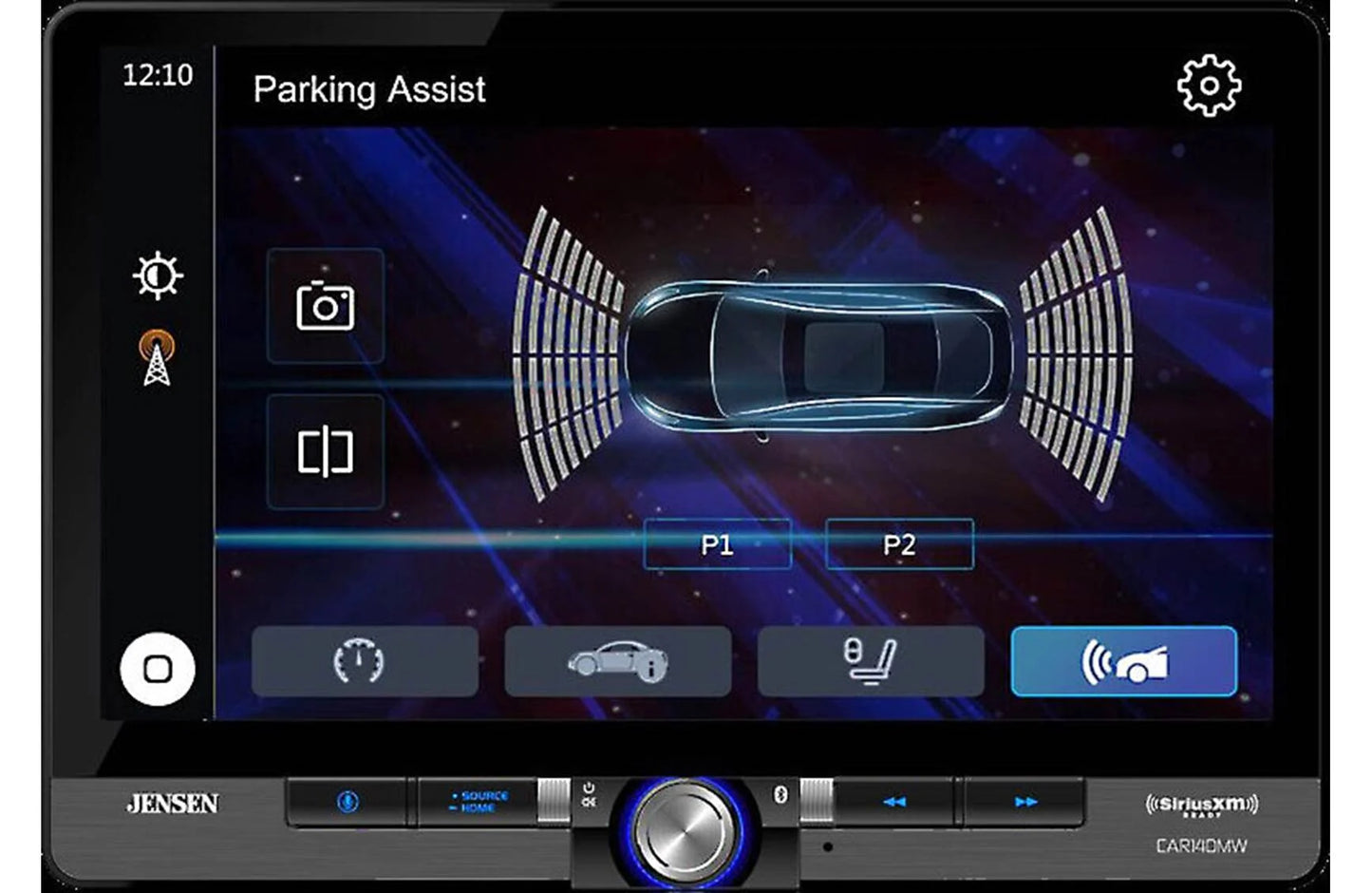 Jensen CAR140MW - 10.1" touchscreen, wired or wireless Apple CarPlay® and Android™ (no discs), SiriusXM satellite-ready