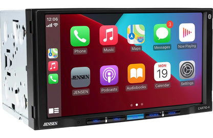Jensen CAR710-4BC - 7" touchscreen, wired Apple CarPlay® and Android™ (no discs) w/back-up camera