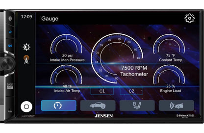 Jensen CAR714MW - 7" touchscreen, wired or wireless Apple CarPlay® and Android™ (no discs), SiriusXM satellite-ready