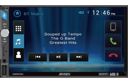 Jensen CMR2724 - 7" touchscreen, wired or wireless Apple CarPlay® and Android™ (no discs)