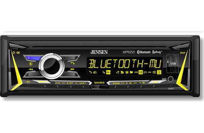 Jensen MPR2121 - Single-DIN, AM/FM, bluetooth head unit (no disc)