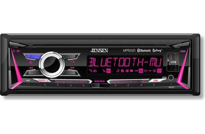 Jensen MPR2121 - Single-DIN, AM/FM, bluetooth head unit (no disc)