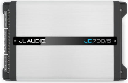 JL Audio JD700/5 JD Series 5-channel car amplifier — 75 watts RMSx4 at 4 ohms + 300 watts RMSx1 at 2 ohms