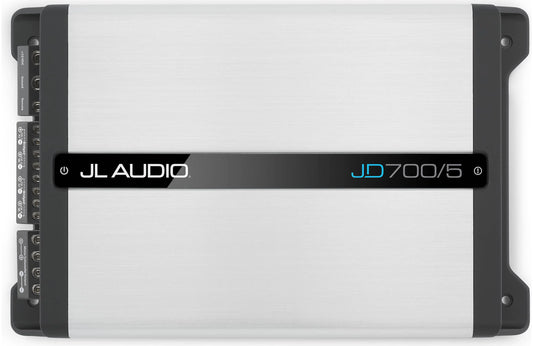 JL Audio JD700/5 JD Series 5-channel car amplifier — 75 watts RMSx4 at 4 ohms + 300 watts RMSx1 at 2 ohms