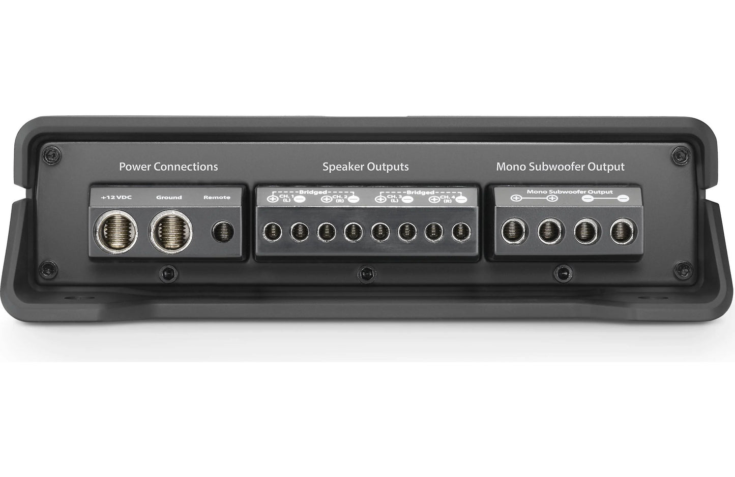 JL Audio JD700/5 JD Series 5-channel car amplifier — 75 watts RMSx4 at 4 ohms + 300 watts RMSx1 at 2 ohms