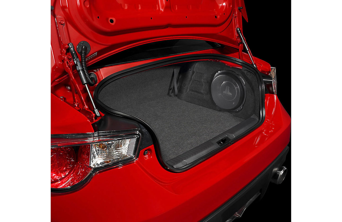 JL Audio SB-S-BRZFRS/10TW3 Stealthbox® Custom-fit fiberglass enclosure with 10" 10TW3-D4 subwoofer — fits 2013-up Subaru BRZ and Scion FR-S