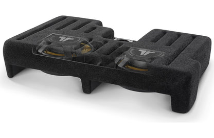JL Audio SB-T-TUNDB3/10TW3/BK Stealthbox® Custom-fit fiberglass enclosure with two 10TW3-D8 subwoofers — fits 2007-up Toyota Tundra Double Cab