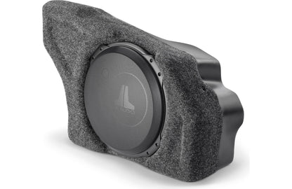 JL Audio SB-F-MUSCPE/12TW3 Stealthbox® Custom-fit fiberglass enclosure with 12" TW3-D4 subwoofer — fits 2015-23 Ford Mustang coupe only