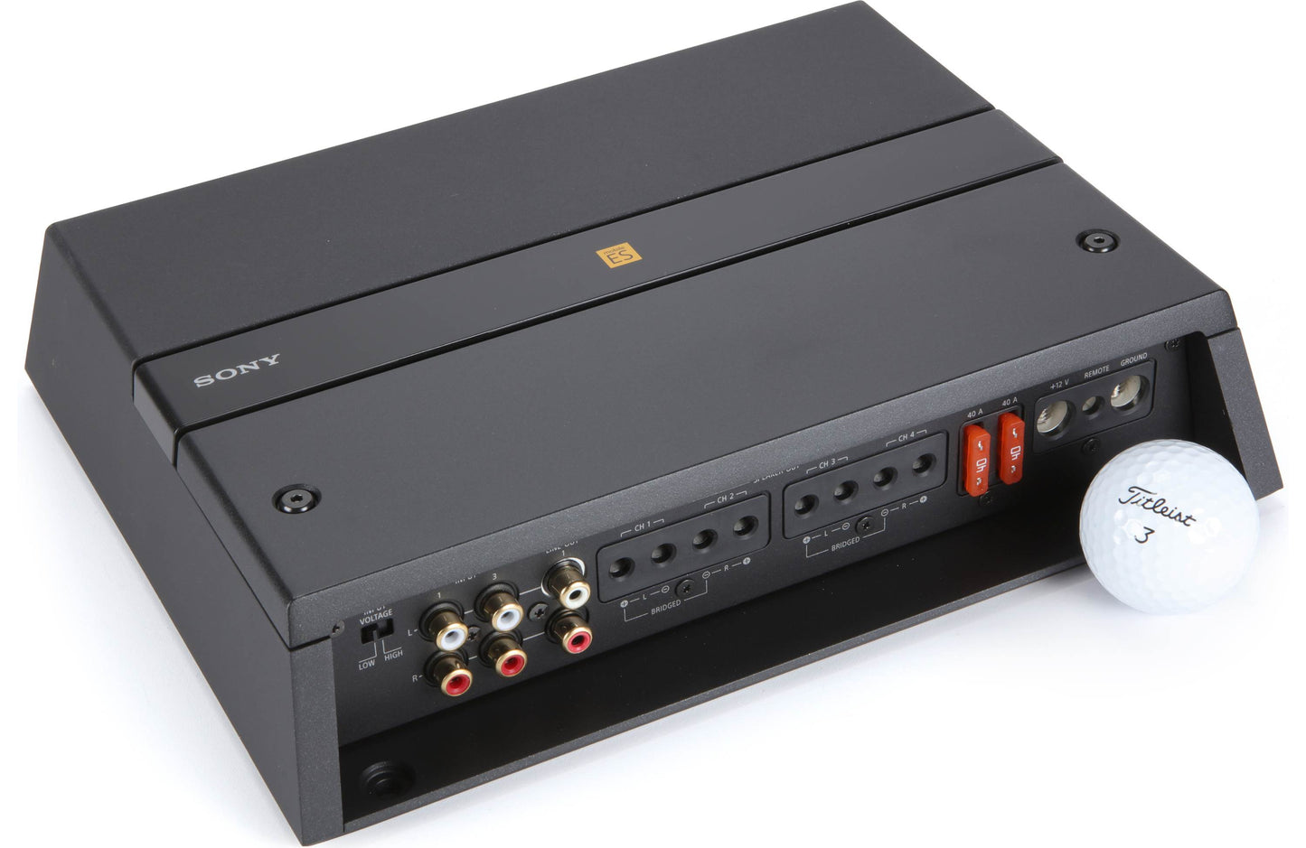 Sony XM-4ES Mobile ES™ Series 4-channel car amplifier — 100 watts RMS x 4