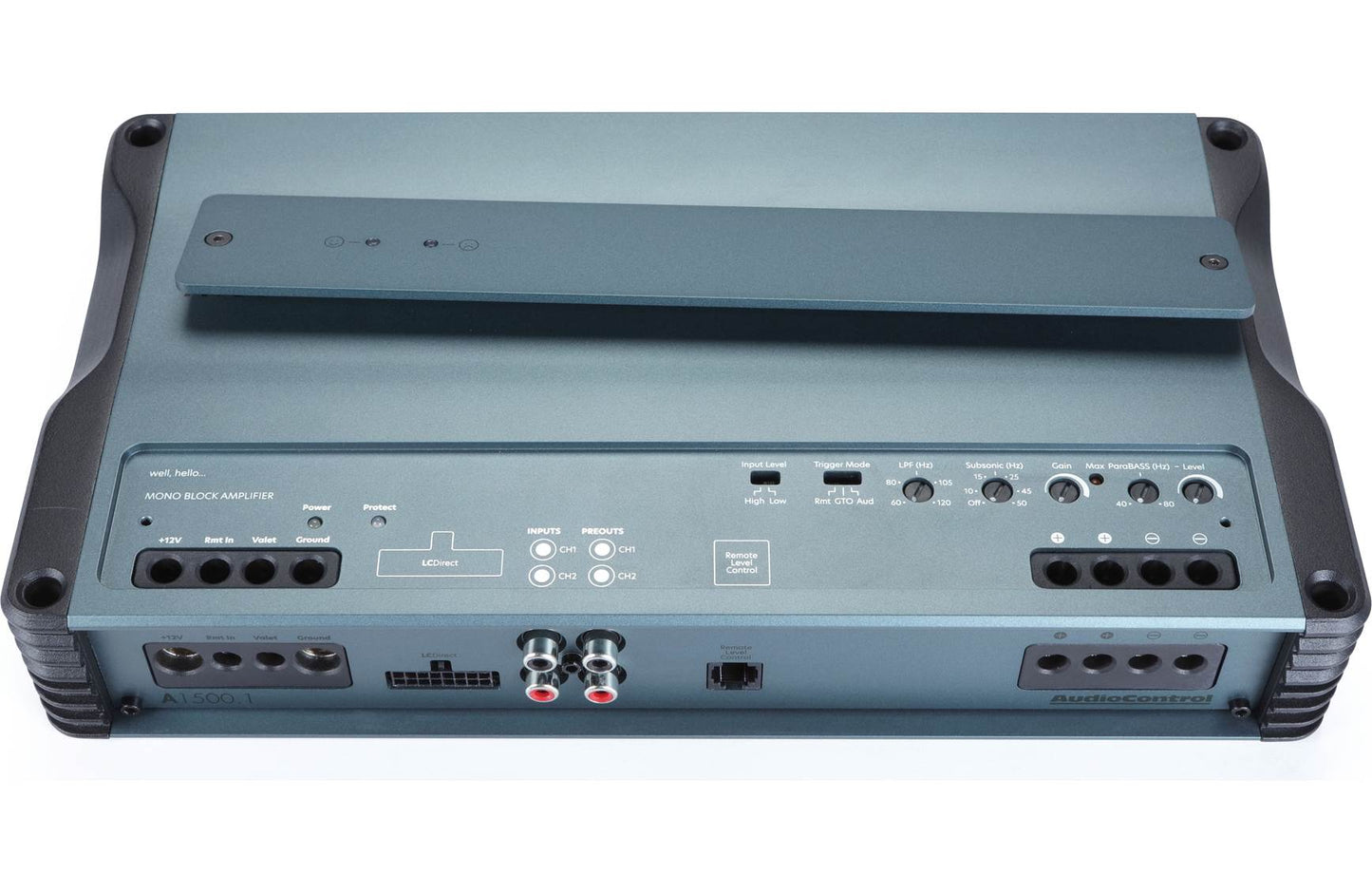 AudioControl A1500.1 Altitude Series mono subwoofer amplifier (1500 watts RMS x 1 at 1.33 ohms)