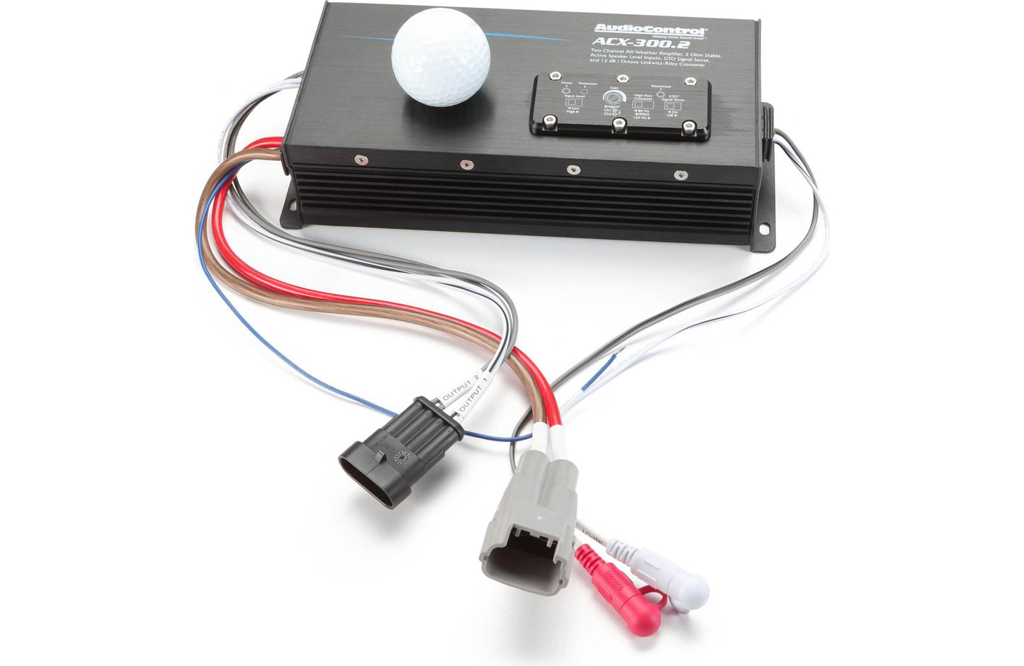 AudioControl ACX-300.2 2-channel powersports/marine amplifier (75 watts RMS x 2)