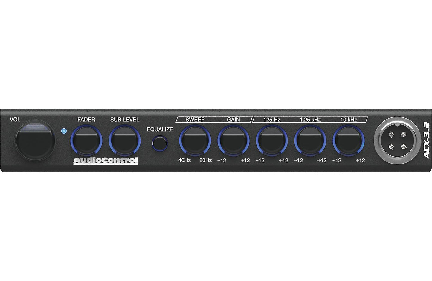 AudioControl ACX-3.2 All-weather stereo EQ and crossover w/paging microphone
