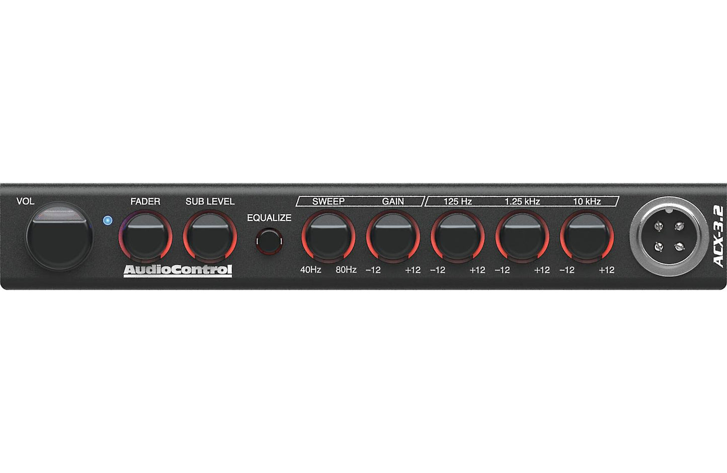 AudioControl ACX-3.2 All-weather stereo EQ and crossover w/paging microphone
