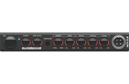 AudioControl ACX-3.2 All-weather stereo EQ and crossover w/paging microphone