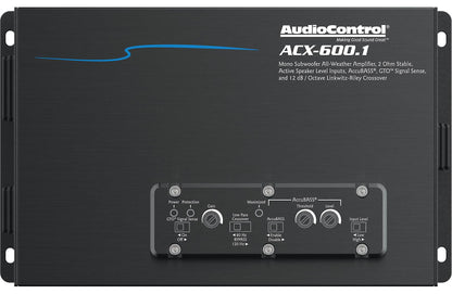 AudioControl ACX-600.1 Mono powersports/marine amplifier (600 watts RMS x 1 at 2 ohms)