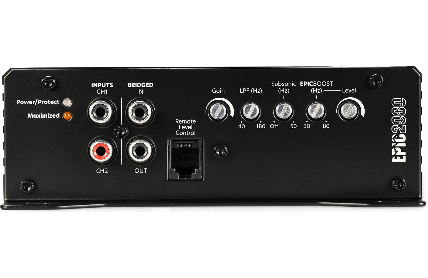 AudioControl EPIC2000 EPIC Series mono subwoofer amplifier (2000 watts RMS x 1 at 1 ohm)